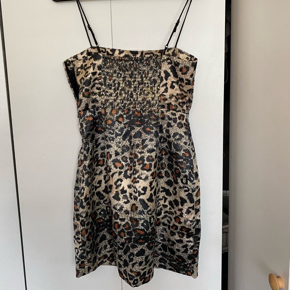 NWT sparkly cheetah print Urban Outfitters mini dress - Picture 4 of 5